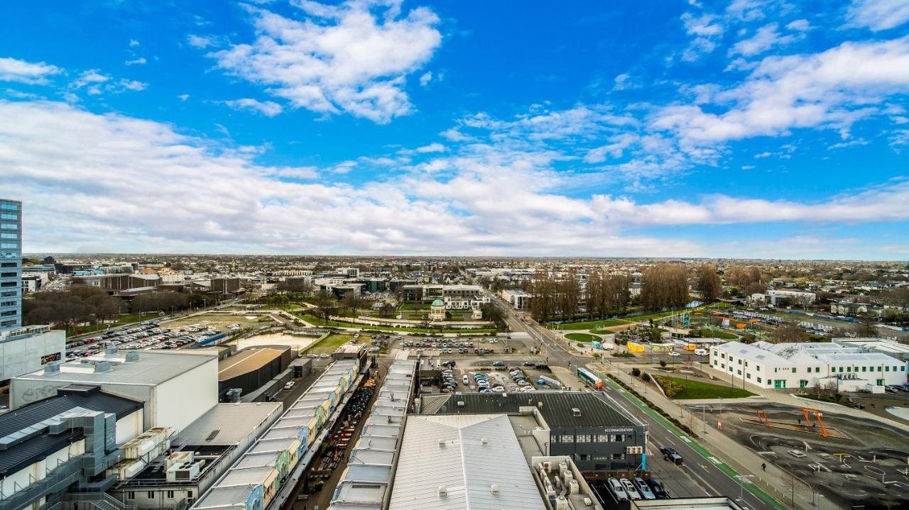 Central City View With Free Valet Parking Christchurch Exterior foto